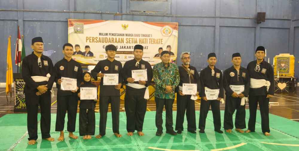 Pengesahan Warga Baru PSHT Jakarta Barat Berlangsung Khidmat, Dihadiri Wakil Wali Kota