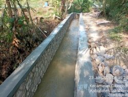 Dinas PU Sukabumi Bangun Irigasi Cibalung dan Infrastruktur Jalan, Dukung Aktivitas Warga