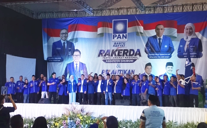 DPD PAN Sukabumi Gelar Rakerda dan Lantik Pengurus DPC 2024–2029, Usung Semangat Solidaritas Tanpa Batas