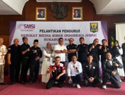 Pelantikan SMSI Sukabumi Raya, Diskominfosan Tekankan Sinergi Media dan Pemerintah