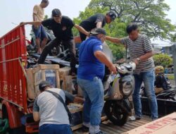 Pengiriman 12 Unit Motor Diduga Hasil Kejahatan ke Sumatera Digagalkan Polsek Tambora