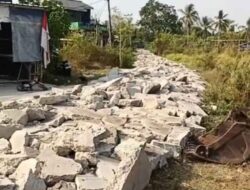 DPUPR Kabupaten Serang Bongkar Ulang Betonisasi Jalan 300 Meter, Kabid: Jangan Main-Main, Ini Uang Rakyat
